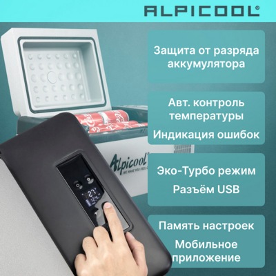 Автохолодильник ALPICOOL C40 (12/24) Автохолодильник ALPICOOL C40 (12/24)