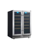 Винный шкаф CellarPrivate встраиваемый, двухзонный на 42 бутылки CP042-2T - фото