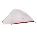 Палатка Naturehike Сloud up 2 20D NH17T001-T двухместная с ковриком, серая - фото