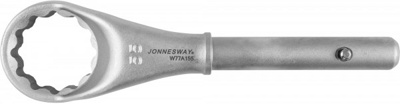 W77A155 Ключ накидной усиленный, 55 мм, d24.5/300 мм JONNESWAY W77A155