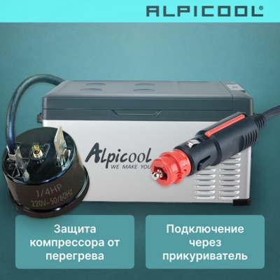 Автохолодильник ALPICOOL C25 (12/24) Автохолодильник ALPICOOL C25 (12/24)