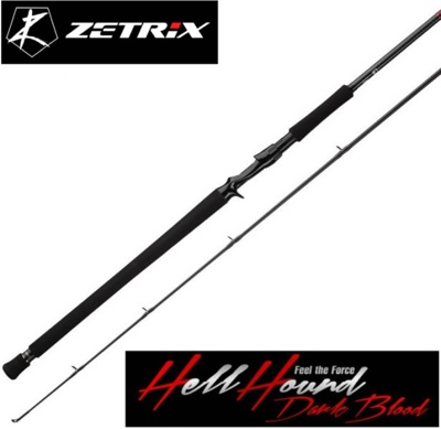 Удилище кастинговое Zetrix HellHound DarkBlood HHDC-832HH MAX 70G PE1.2-3