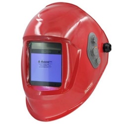 Сварочная маска ALTRON electric Thor 8000 PRO (red) (4 сенсора; 1/1/1/2; 100х80мм; DIN 4/5-9/9-13) - фото