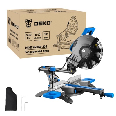 Торцовочная пила DEKO DKMS2600W-305 Laser Торцовочная пила DEKO DKMS2600W-305 Laser