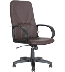 Кресло офисное King Style KP 37 (экокожа, шоколад) - фото