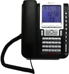 Проводной телефон Аттел 211 (черный) - фото