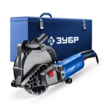 Электрический штроборез ЗУБР ПРОФЕССИОНАЛ ЗШ-П65-2700 ПСТК + мет. ящик - фото
