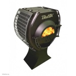 Отопительная печь со стеклом BULYK 100 PLUS с экранами Березка - фото