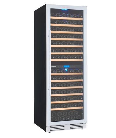 Винный шкаф CellarPrivate двухзонный на 163 бутылки белый CP165-2TW Винный шкаф CellarPrivate двухзонный на 163 бутылки белый CP165-2TW