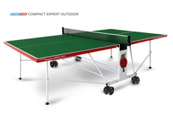 Теннисный стол Start Line Compact Expert Outdoor / 6044-31 (зеленый) - фото