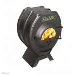 Отопительная печь со стеклом BULYK 100 Березка - фото