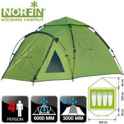 Палатка Norfin Hake 4 NF-10406 - фото