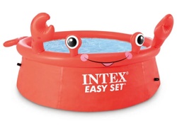 Надувной бассейн Easy Set Happy Crab, 183х51 см, INTEX (от 3 лет) - фото