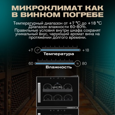 Винный шкаф Meyvel MV21-BF2 (easy) Винный шкаф Meyvel MV21-BF2 (easy)