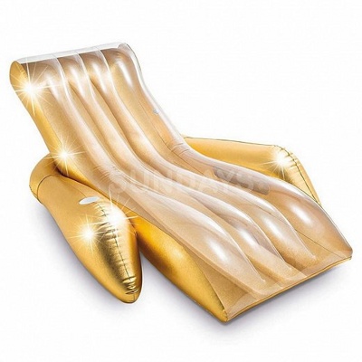 Пляжное кресло Intex Shimmering Gold Lounge 56803