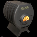 Отопительная печь со стеклом BULYK 400 Березка - фото