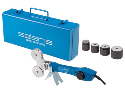Сварочный аппарат для полимерных труб Solaris PW-804 (800 Вт, 4 насадки: 16, 20, 25, 32 мм) - фото