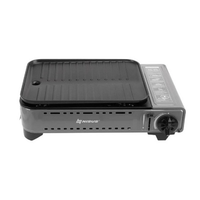 Плита газовая портат. в сумке, сковорода и пластина д/гриля, кух.инструмент (N-MS-88 KIT) NISUS Плита газовая портат. в сумке, сковорода и пластина д/гриля, кух.инструмент (N-MS-88 KIT) NISUS