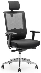 Кресло HUASHI M6-AS черная сетка - фото