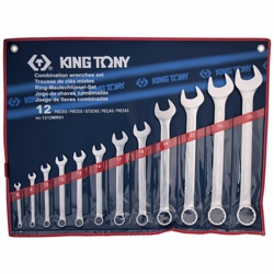 KING TONY Набор комбинированных ключей, 6-32 мм, 12 предметов KING TONY 1212MR01 - фото