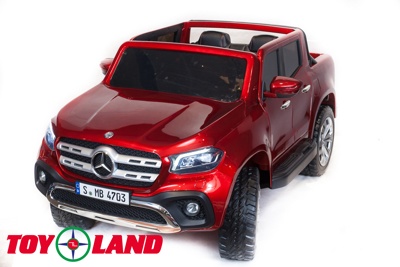 Детский автомобиль Toyland Mercedes Benz X-Class XMX 606 Темно-красный