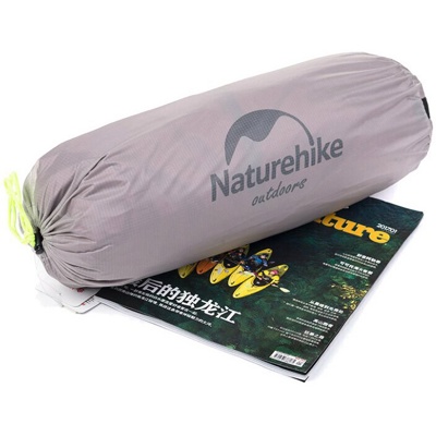 Палатка Naturehike Сloud up 2 20D NH17T001-T двухместная с ковриком, серая Палатка Naturehike Сloud up 2 20D NH17T001-T двухместная с ковриком, серая
