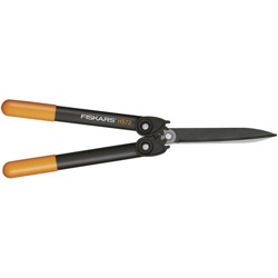 Ножницы для живой изгороди Fiskars PowerGear HS72 черный/оранжевый (1000596) - фото