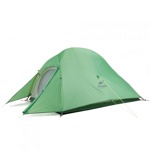 Палатка 1-местная Naturehike сверхлегкая Сloud up NH18T010-T сверхлегкая + коврик 20D, зеленый, 6927595765678 - фото
